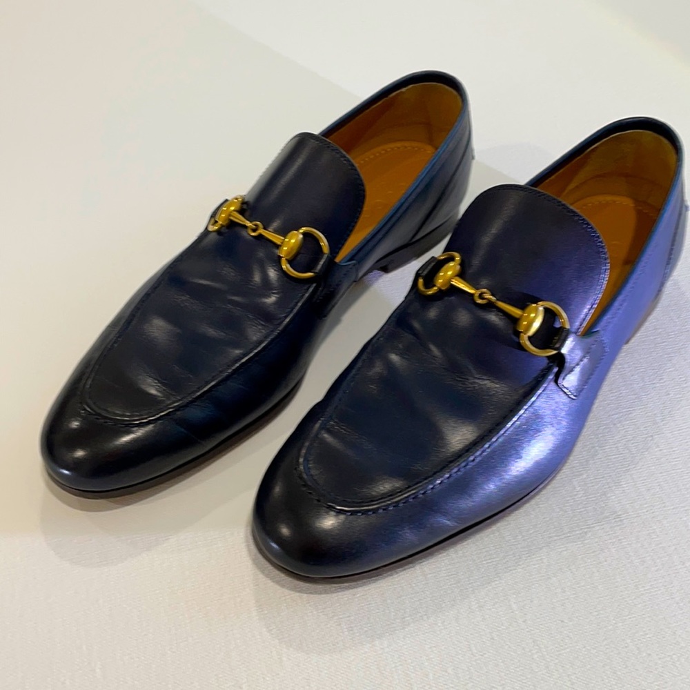 Gucci loafer Navy Men’s SZ 8